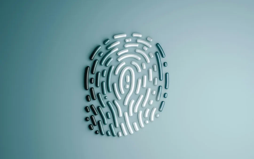 A fingerprint pattern representing how criminal records are searched in Canada