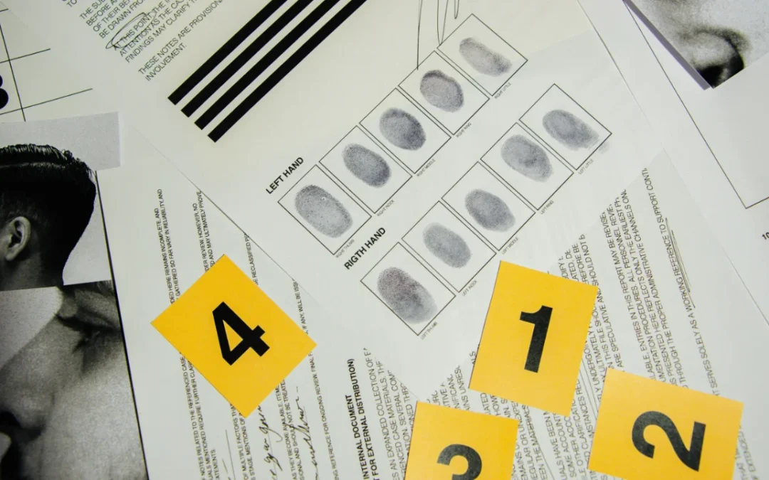 A professional preparing to attend a fingerprinting appointment
