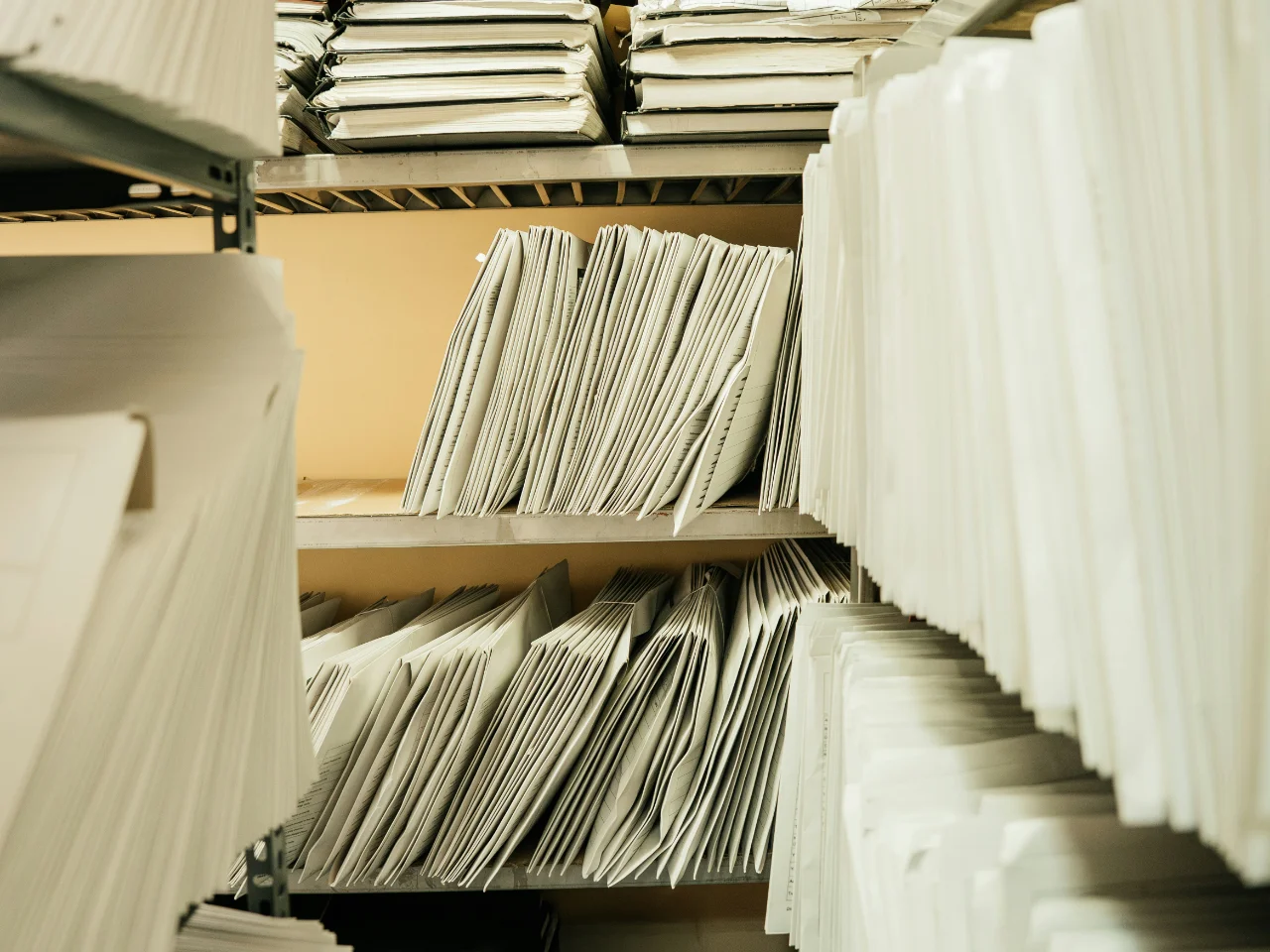 A printed document displayed for verification