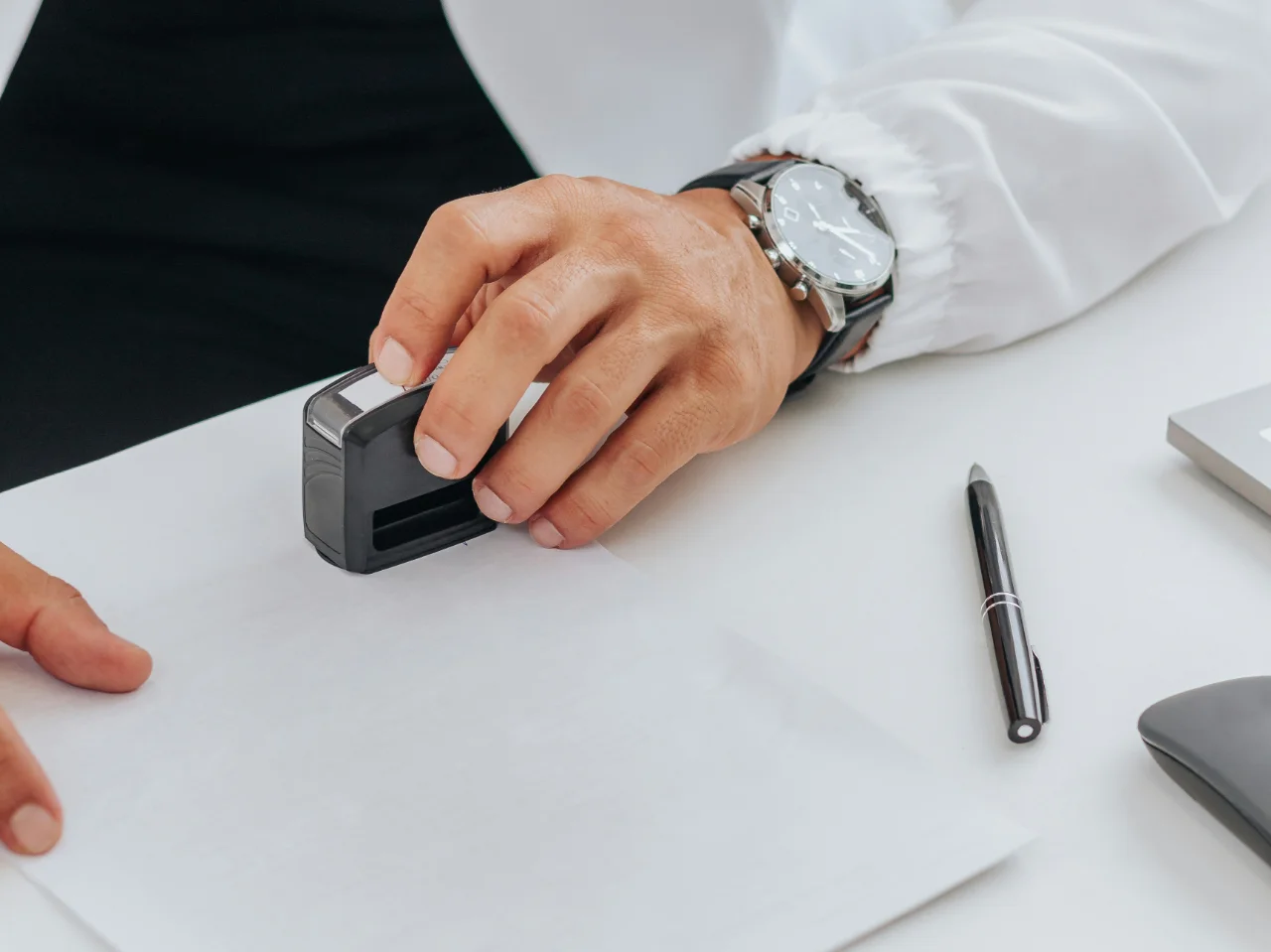A sealed envelope prepared for submission to an authority